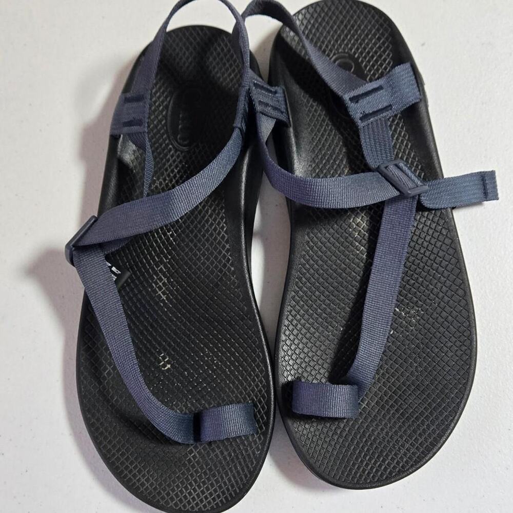 Chaco Sandals Navy Blue toe loop mens 13